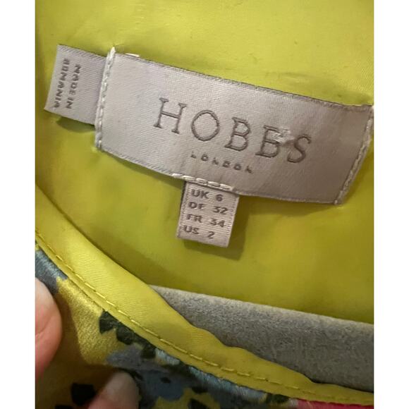 Hobbs London Floral Sheath Dress Women’s Small – Sleeveless Work Party Dress - Picture 6 of 7